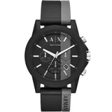 Armani Exchange Outer Banks Chronograph Black Grey Watch - AX1331