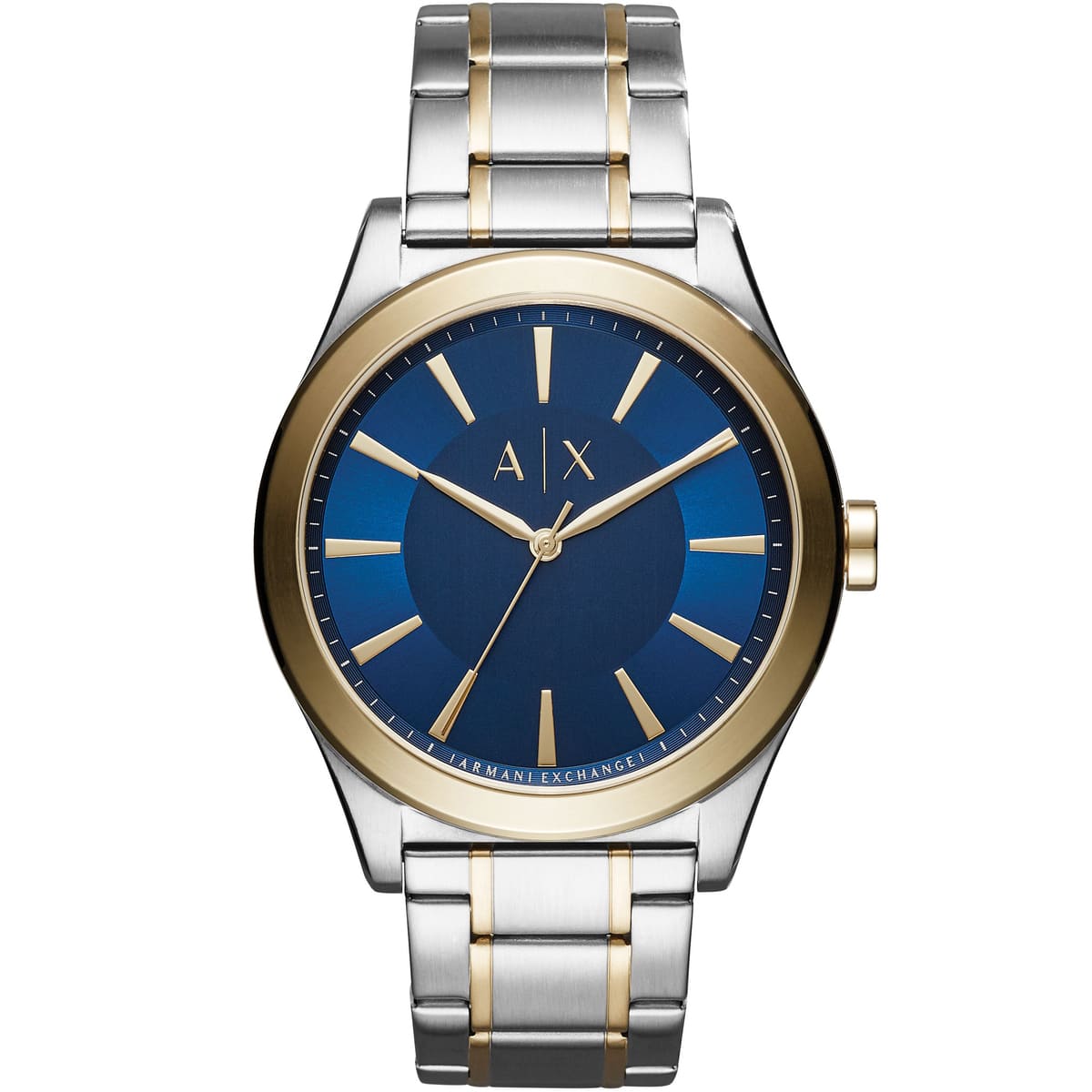 Armani Exchange Nico Blue Dial Two-Tone Watch - AX2332