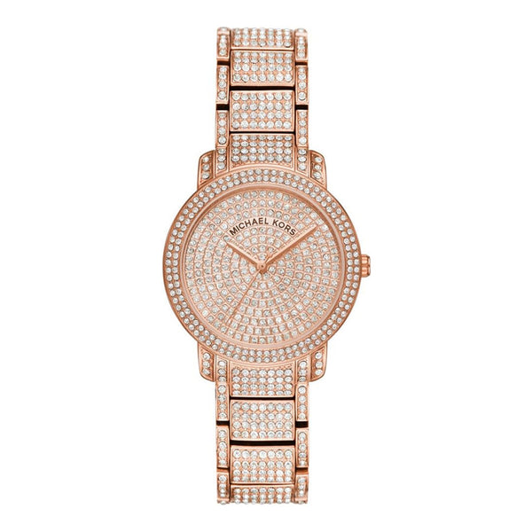 Michael Kors Darci Pave Crystal Rose Gold Women's Watch MK6548