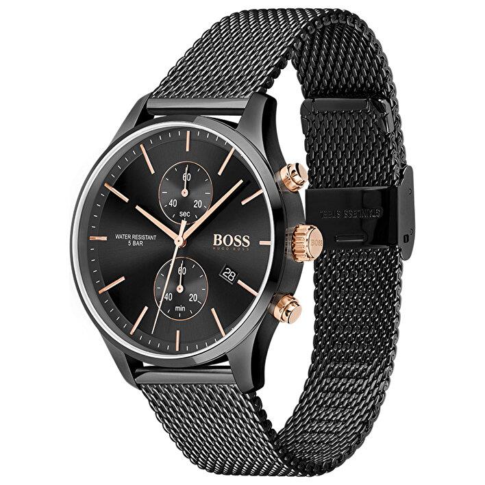 Hugo Boss Associate Black Mesh Men's Watch 1513811 - Watches of Australia #2