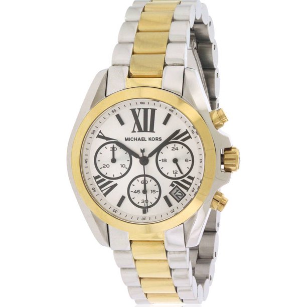 Michael Kors Bradshaw Chronograph Silver Dial Ladies Watch  MK5912 - Watches of Australia
