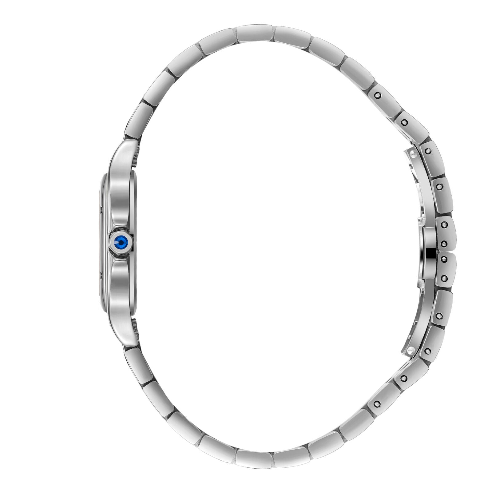 Beverly Hills Polo Club BP3755C.370 watch viewed from the side showing bracelet and crown
