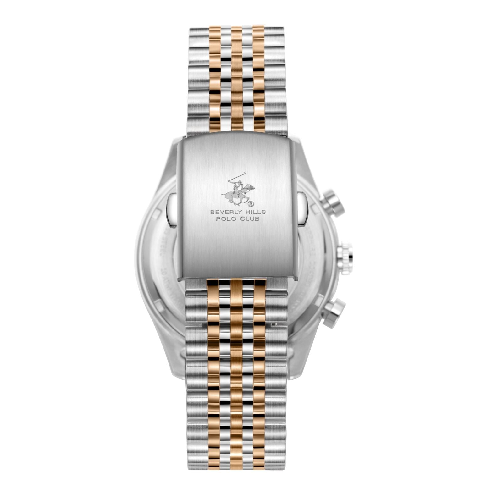 Beverly Hills Polo Club Blue Dial Two-Tone Multifunction Watch - BP3823X.590