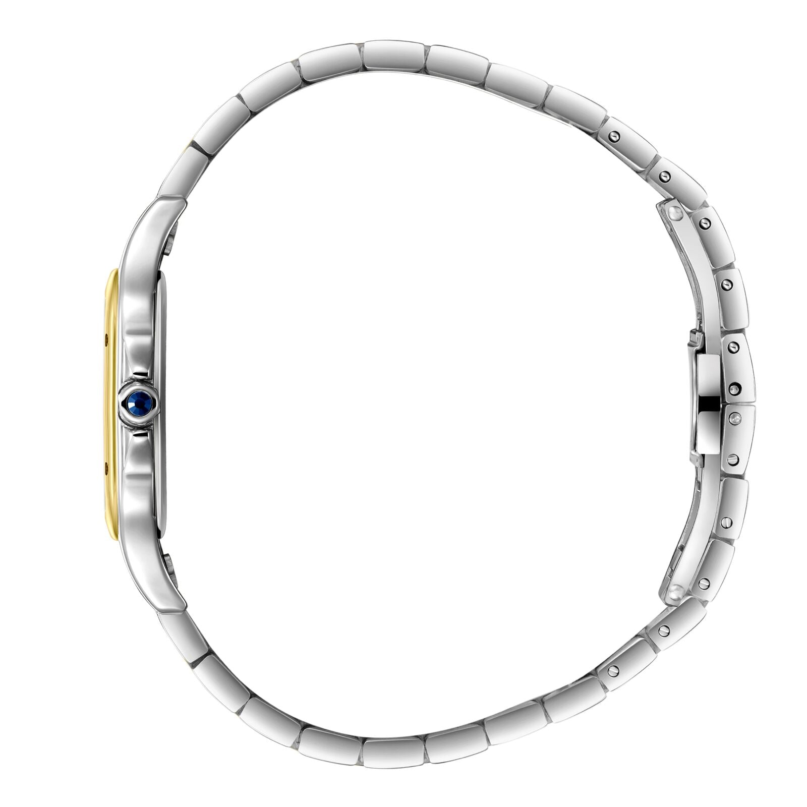 Beverly Hills Polo Club Blue Steel Two-Tone Square Watch - BP3824C.230