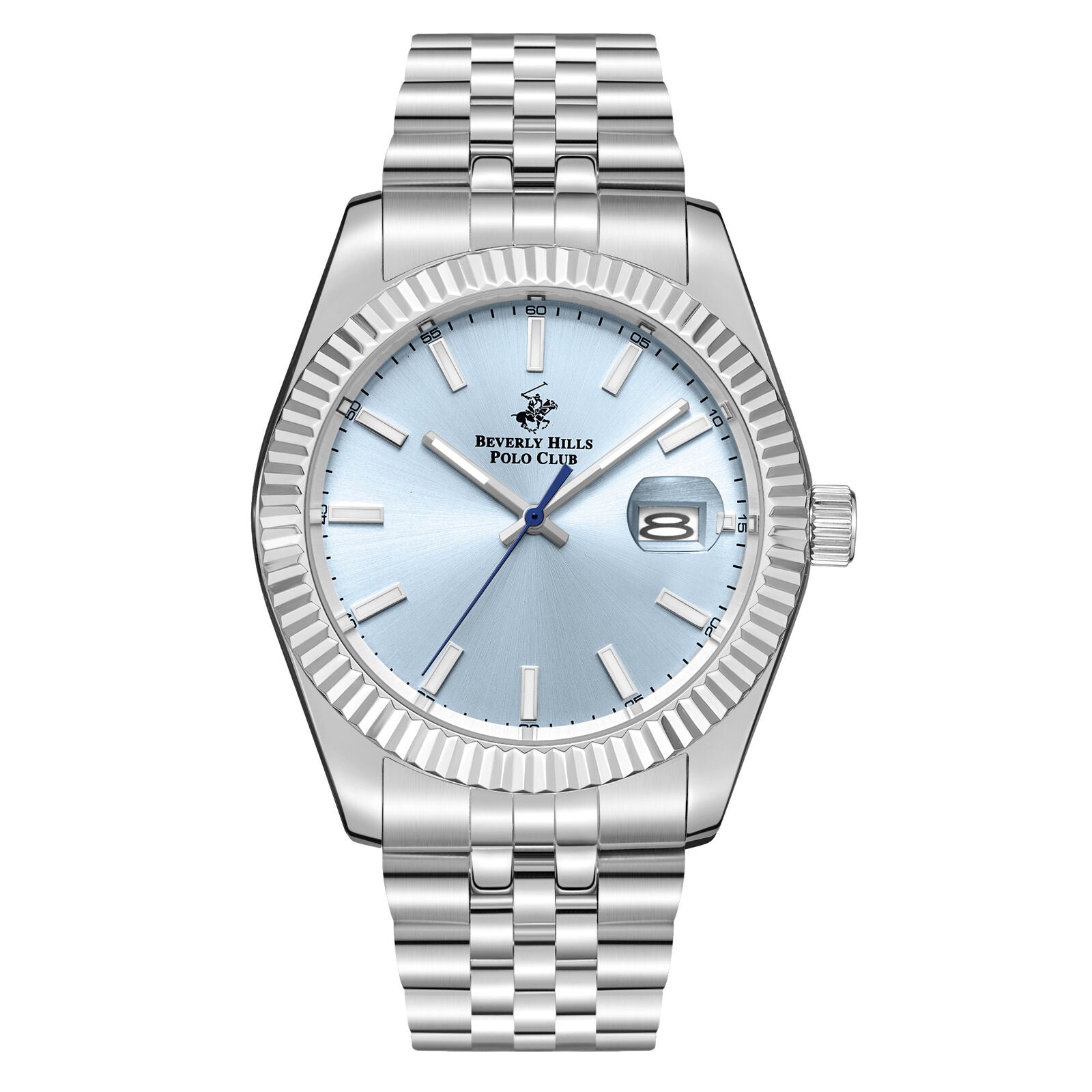 Beverly Hills Polo Club Silver Stainless Steel Men's Watch - BP3018X.302 BP3018X.302 - Image 1
