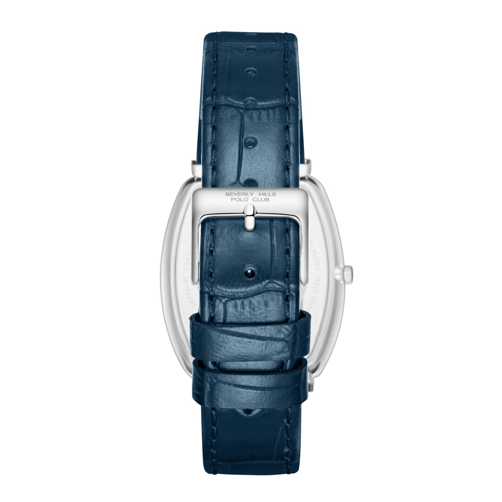 Beverly Hills Polo Club Slim Tech 5 Blue Leather Blue Dial Watch BP3863X.399