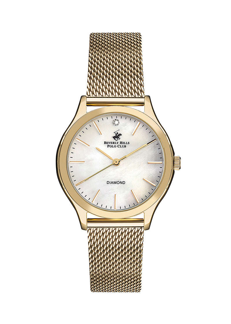 BEVERLY HILLS POLO CLUB MOP Diamond Watch – BP3167C.120