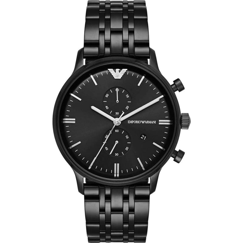 Emporio Armani Black Chronograph Men's Watch#AR1934 - Watches of Australia