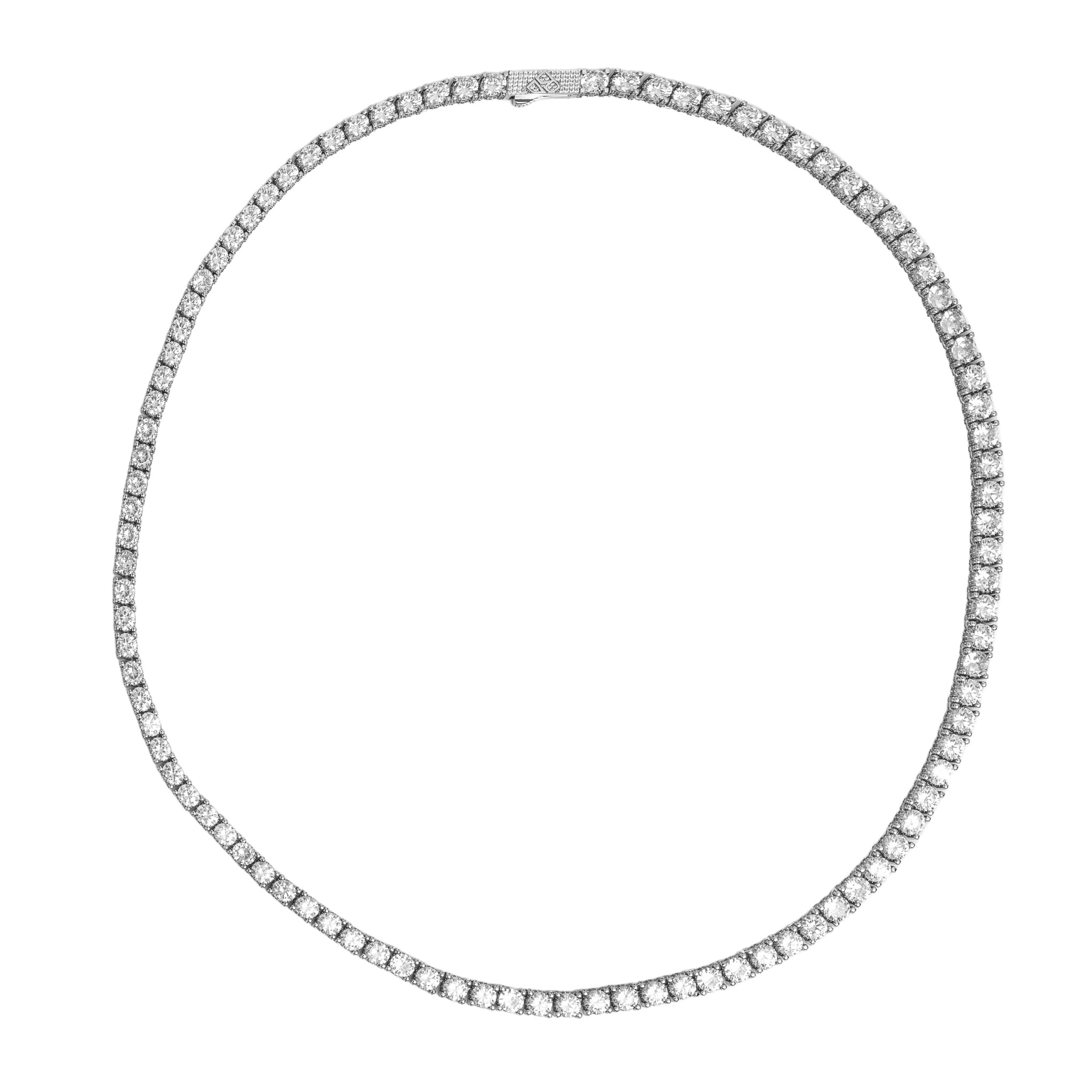 Big Daddy 6MM Diamond Silver Tennis Iced Out Chain