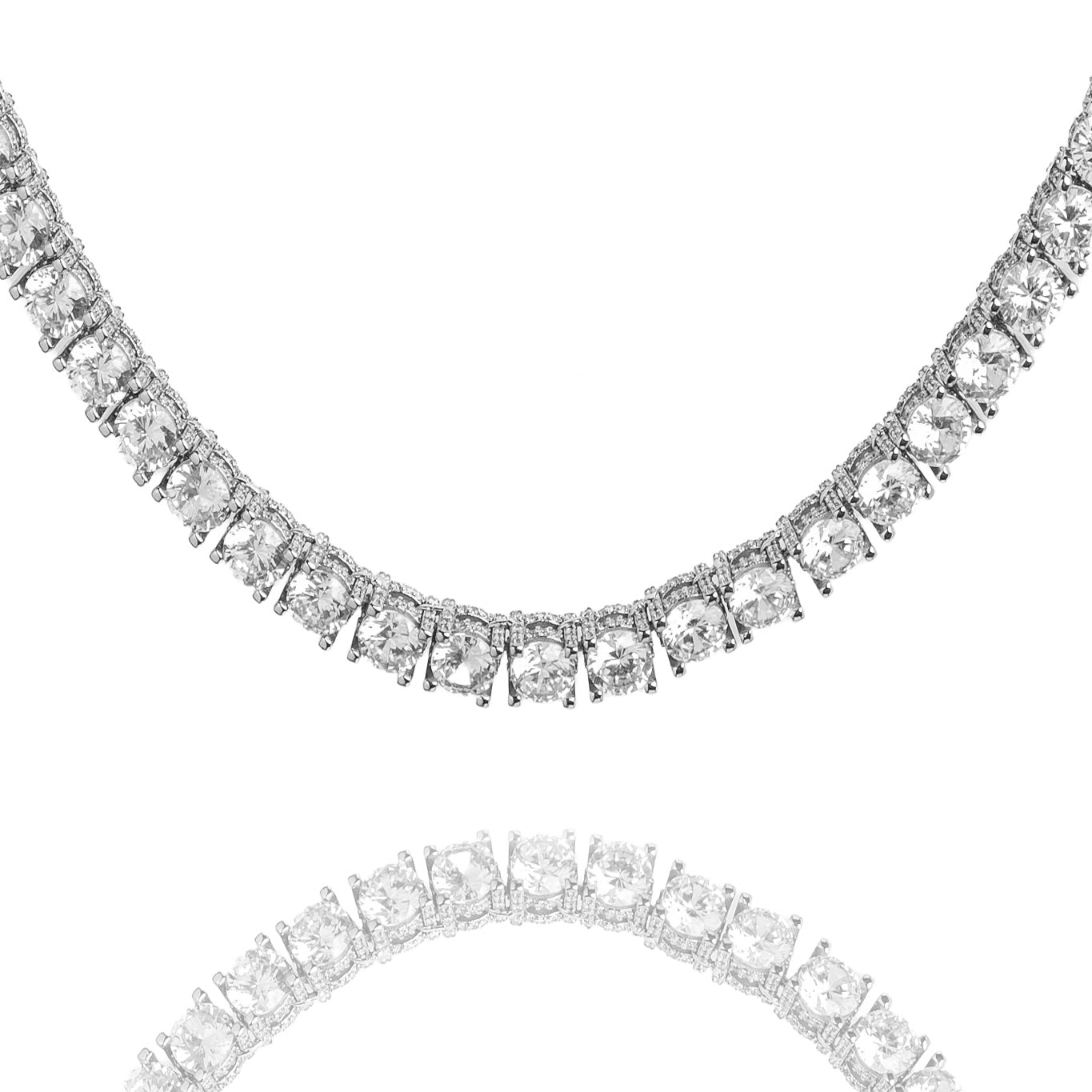 Big Daddy 6MM Diamond Silver Tennis Iced Out Chain