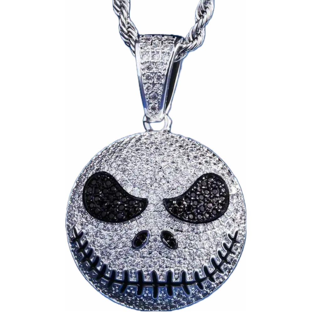 Big Daddy Iced Out Jack Skeleton Pendant - Pendant