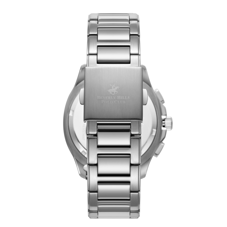 Beverly Hills Polo Club Multifunction Blue Dial Silver Watch BP3212X.300