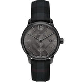 Burberry Men’s Swiss Made Leather Strap Black Dial Men's Watch  BU10010 - Watches of Australia