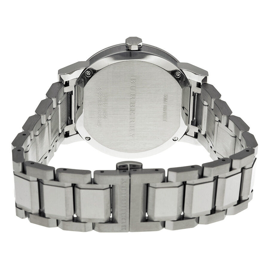Burberry Black Dial Stainless Steel Unisex Watch BU9001 - The Watches Men & CO #3
