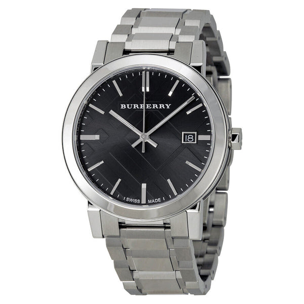 Burberry Black Dial Stainless Steel Unisex Watch BU9001 - Watches of Australia