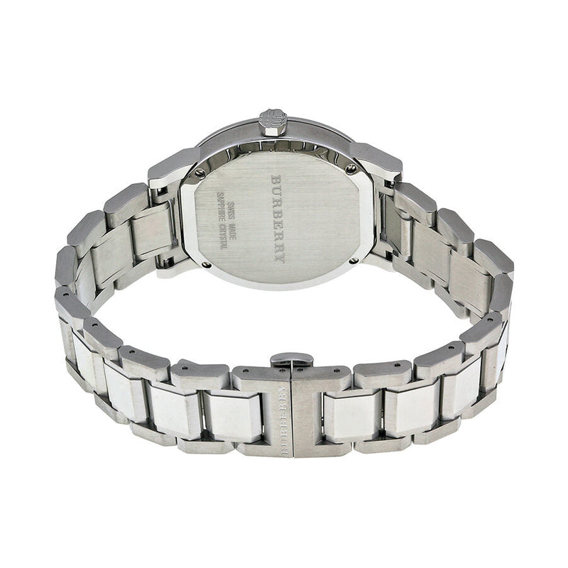 Burberry Blue Check Stamped Dial Stainless Steel Men's Watch BU9031 - Watches of Australia #3