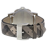Burberry Brown Impressed Check Dial Check Fabric Strap Men's Watch BU9361 - Watches of Australia #3