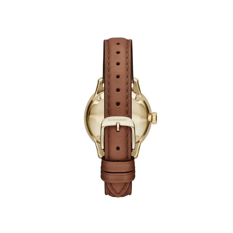 Burberry Women’s Swiss Made Leather Strap Gold Dial Women's Watch BU10101 - Watches of Australia #3