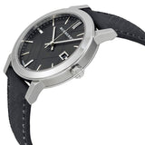 Burberry Grey Dial Black Polyvinyl Strap Men's Watch BU9030