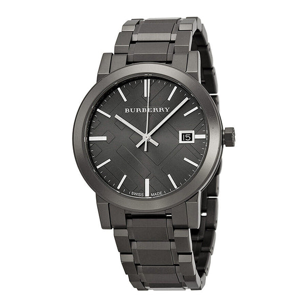 Burberry Grey Dial Grey Ion-plated Men's Watch BU9007 - Watches of Australia