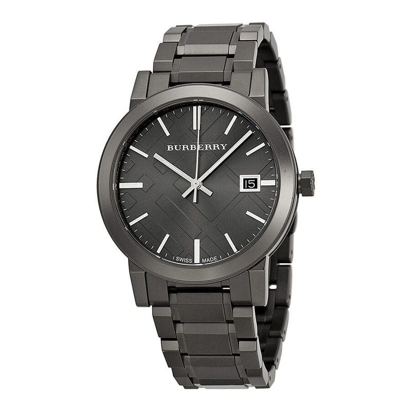 Burberry Grey Dial Grey Ion-plated Men's Watch BU9007 - Watches of Australia