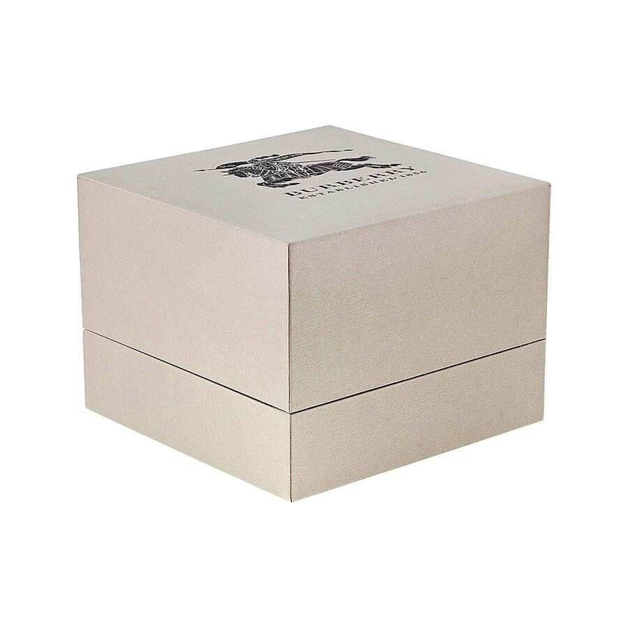 Burberry Honey Dial Honey Check Fabric-Coated Leather Unisex Watch BU10001