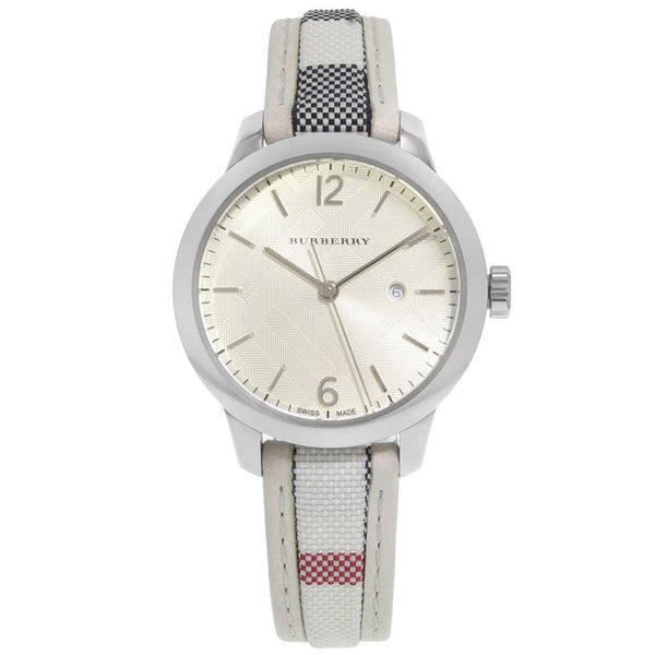 Burberry Ladies The Classic Silver Women's Watch  BU10113 - Watches of Australia