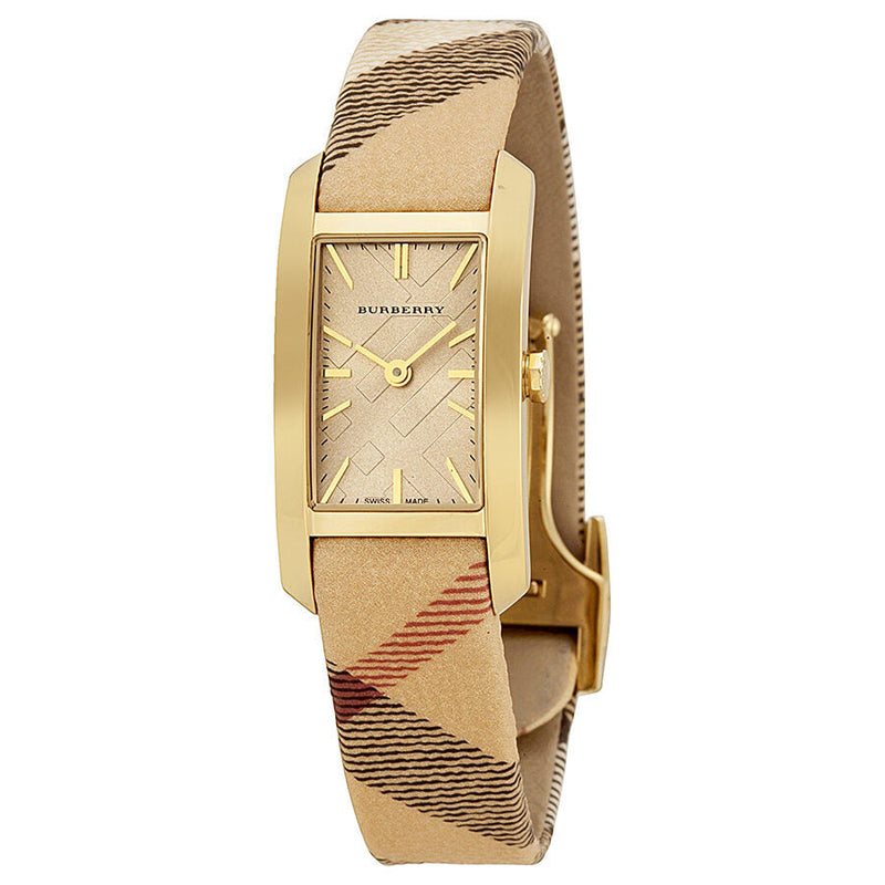 Burberry Pioneer Gold Dial Gold Ion-plated Ladies Watch BU9509 - Watches of Australia
