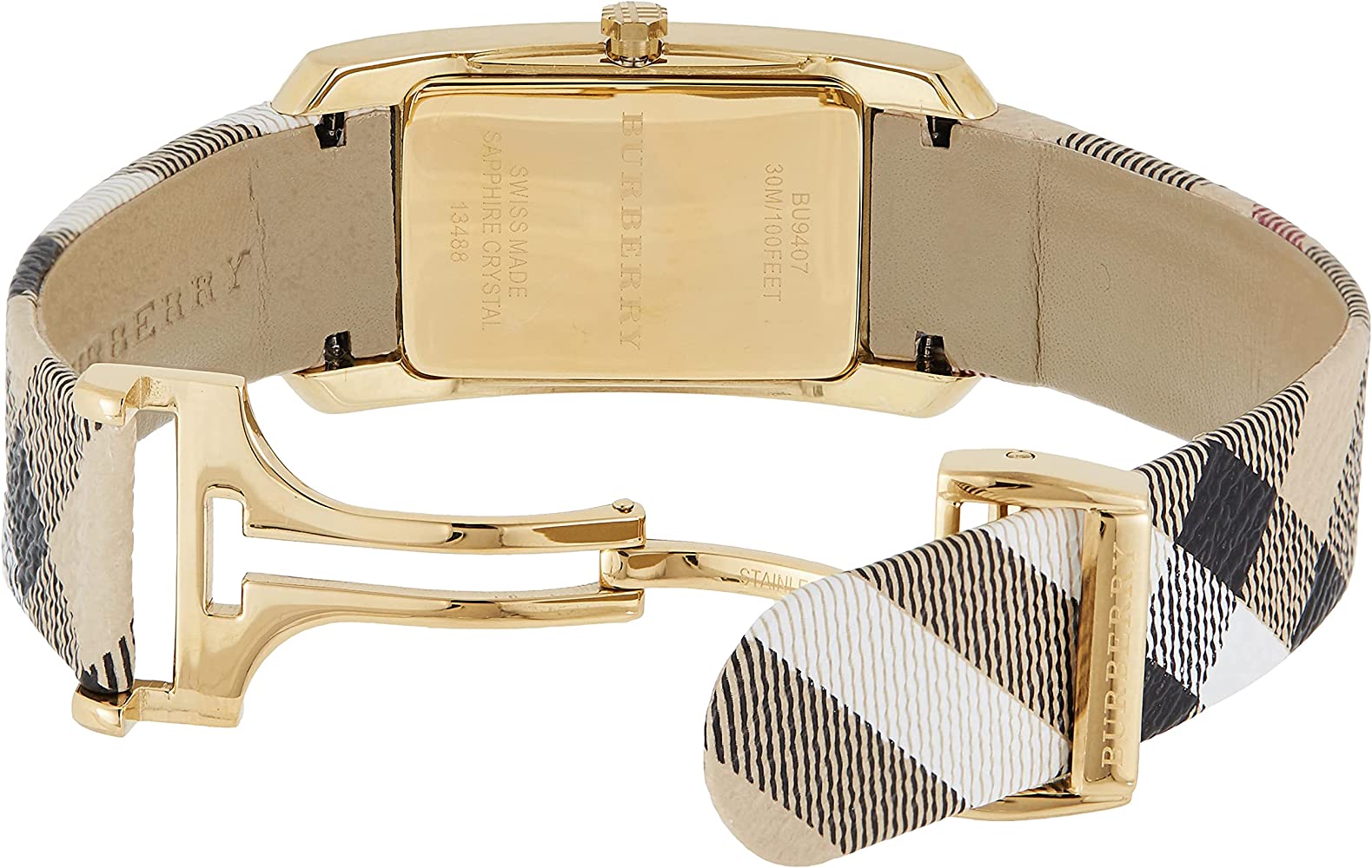 Burberry Pioneer Gold Dial Women's Watch BU9407