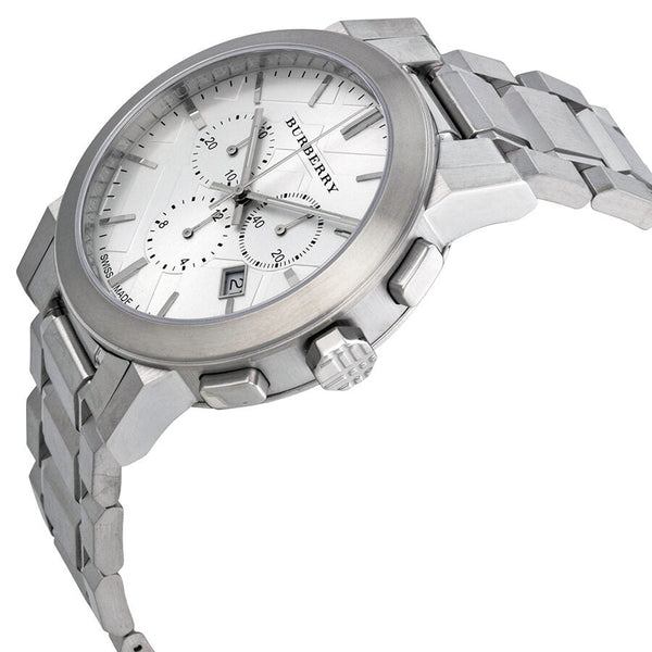 Burberry Silver Dial Chronograph Stainless Steel Men's Watch BU9350 - Watches of Australia #2