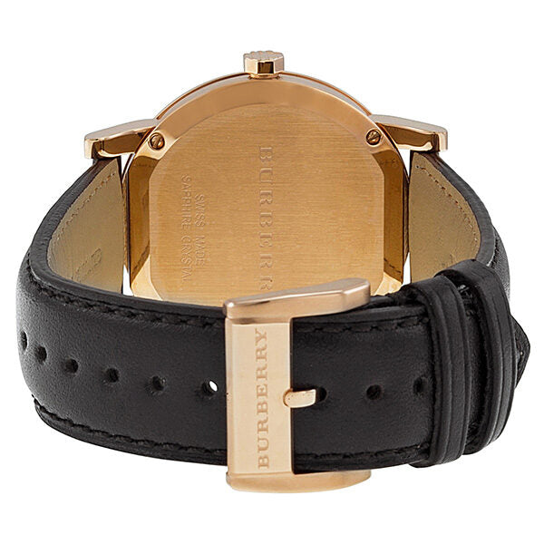 Burberry Taupe Check Pattern DialBrown Leather Strap Men's Watch BU9013 - Watches of Australia #3