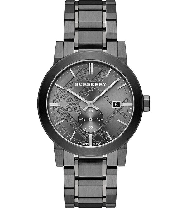 Burberry The City Gunmetal  Dial Steel Men's Watch BU9902 - BigDaddy Watches