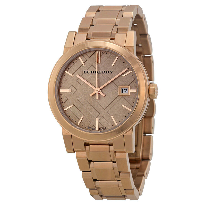 Burberry The City Rose Dial Rose Gold-tone Ladies Watch BU9135 - Watches of Australia