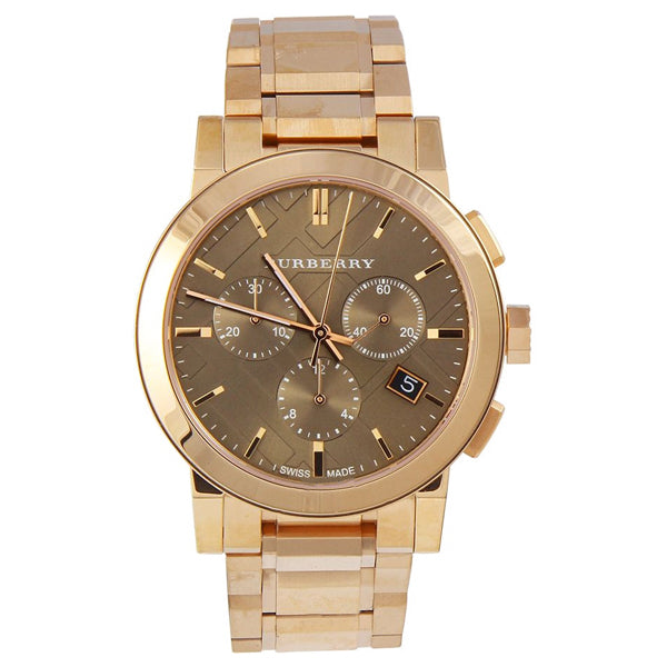 Burberry The City Rose Gold Stainless Steel Unisex Watch BU9754