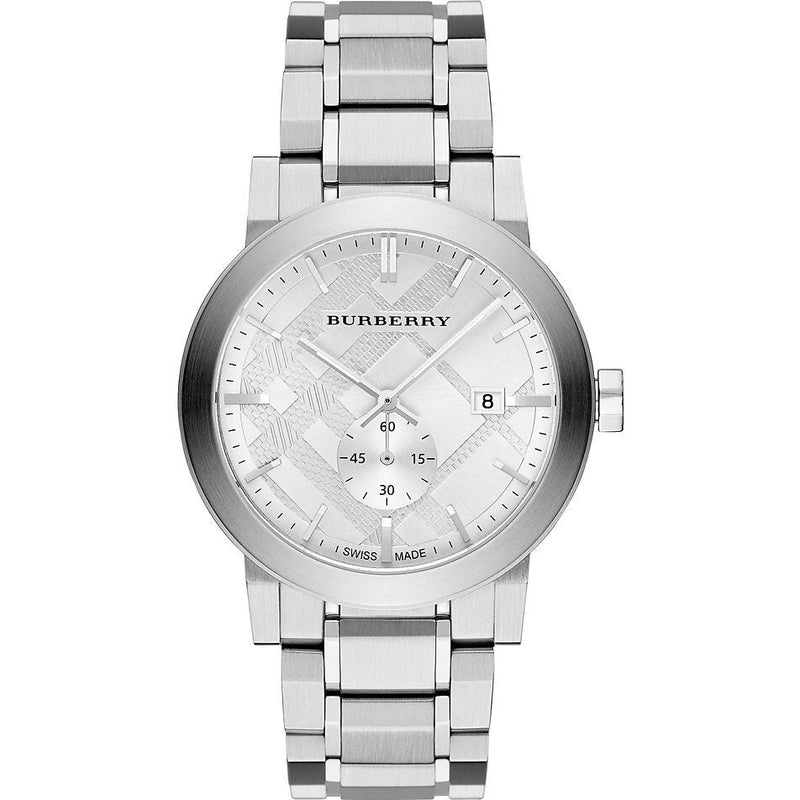 Burberry The City Silver Dial Stainless Steel Men's Watch BU9900 - Watches of Australia
