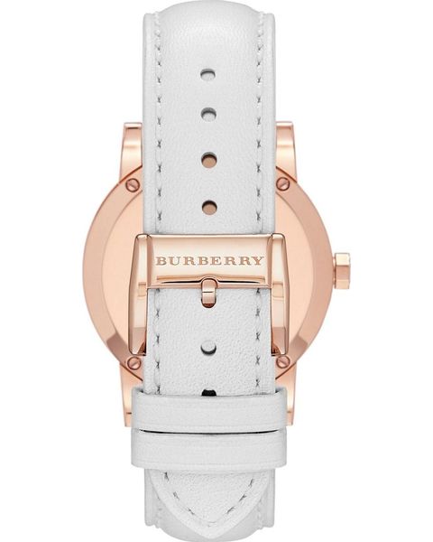 Burberry The City White Leather Women's Watch BU9130