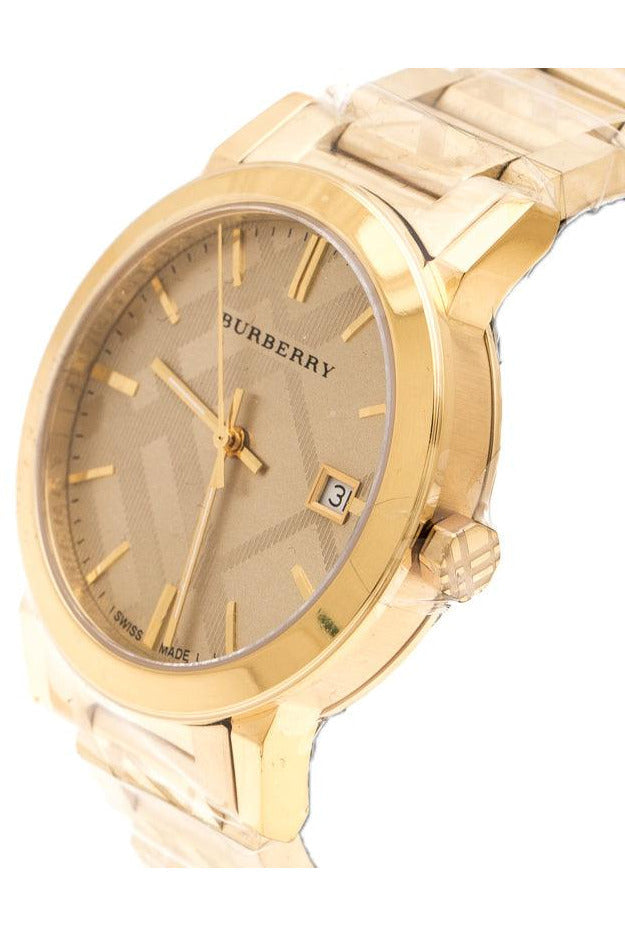 Burberry Men’s Swiss Made Stainless Steel Gold Dial Men's Watch BU9038 - Watches of Australia #2