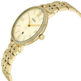 Fossil Jacqueline Champagne Dial Gold-tone Ladies Watch ES3547