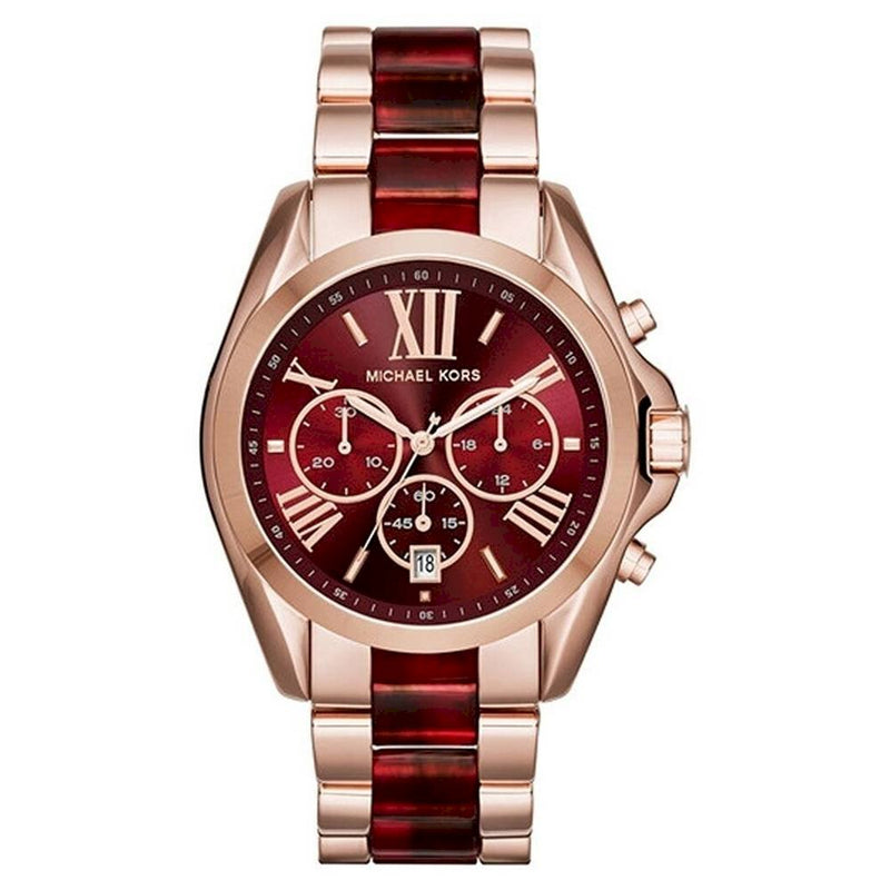 Michael Kors Bradshaw Burgundy Women's Watch  MK6270 - Watches of Australia