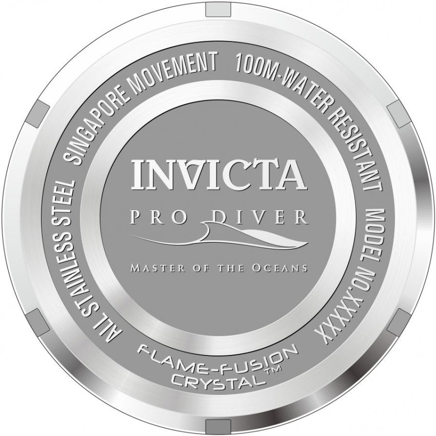 Invicta Pro Diver Quartz Black Dial Exclusive 43mm Men's Watch 44706