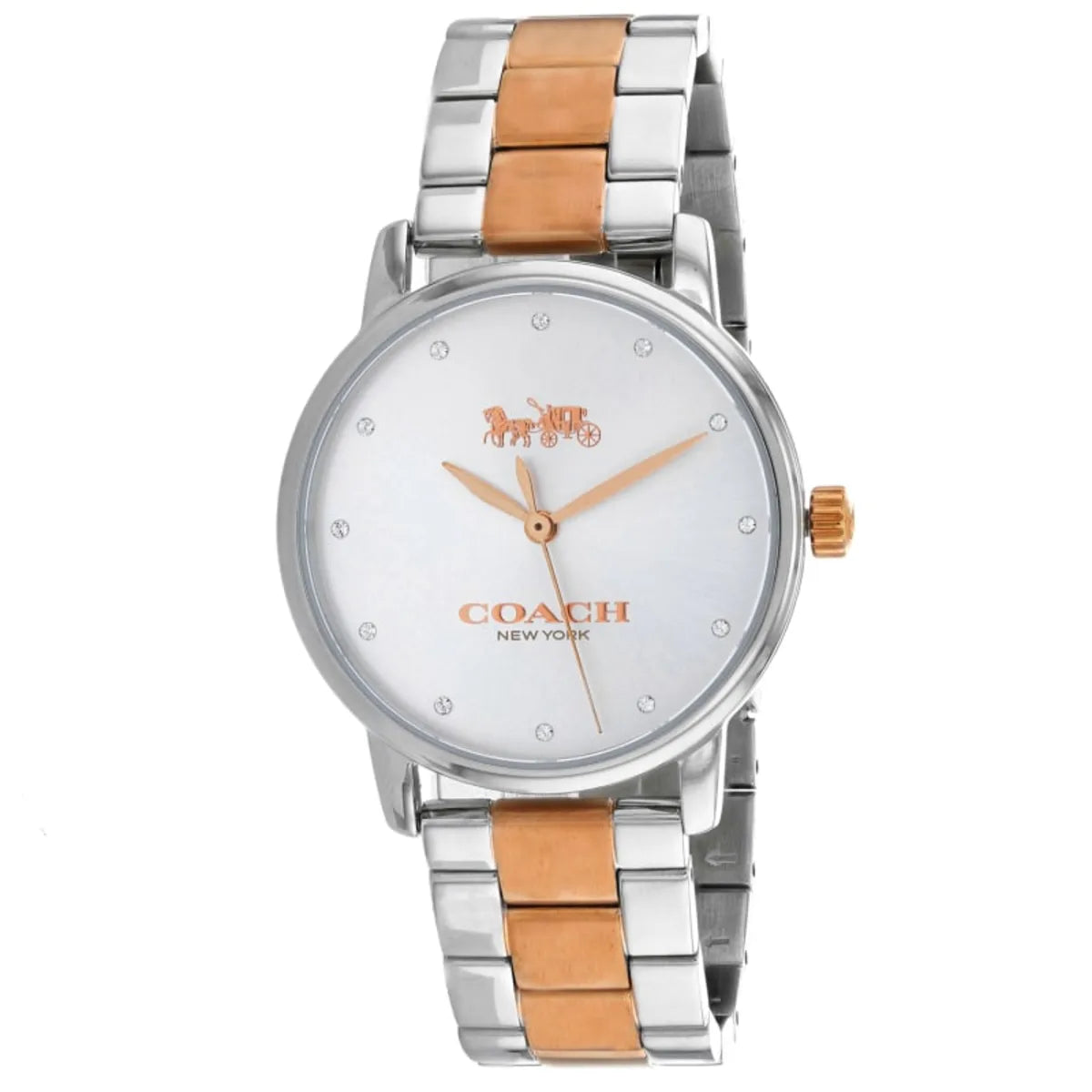 COACH Delancey Analog Display Japanese Quartz Rose Gold Watch For Women - 14502930