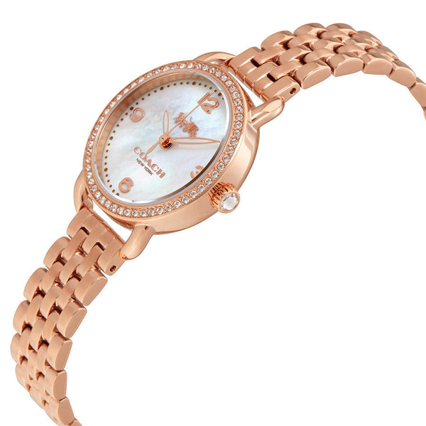 Coach Delancey Mother of Pearl Dial Rose Gold-Tone Ladies Watch Women's Watch 14502479 - Watches of Australia #2