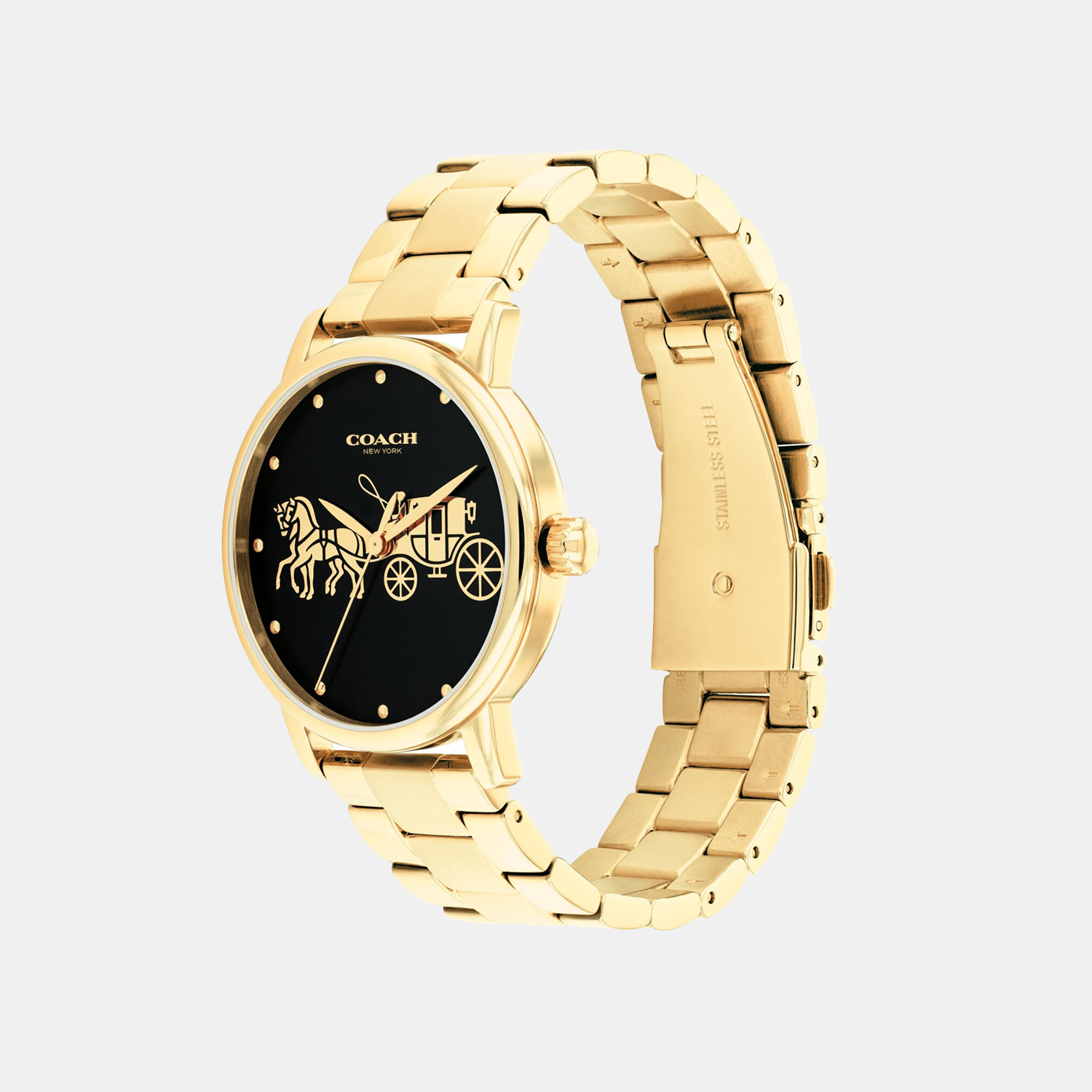 Coach Grand Quartz Black Dial Ladies Watch - 14504174