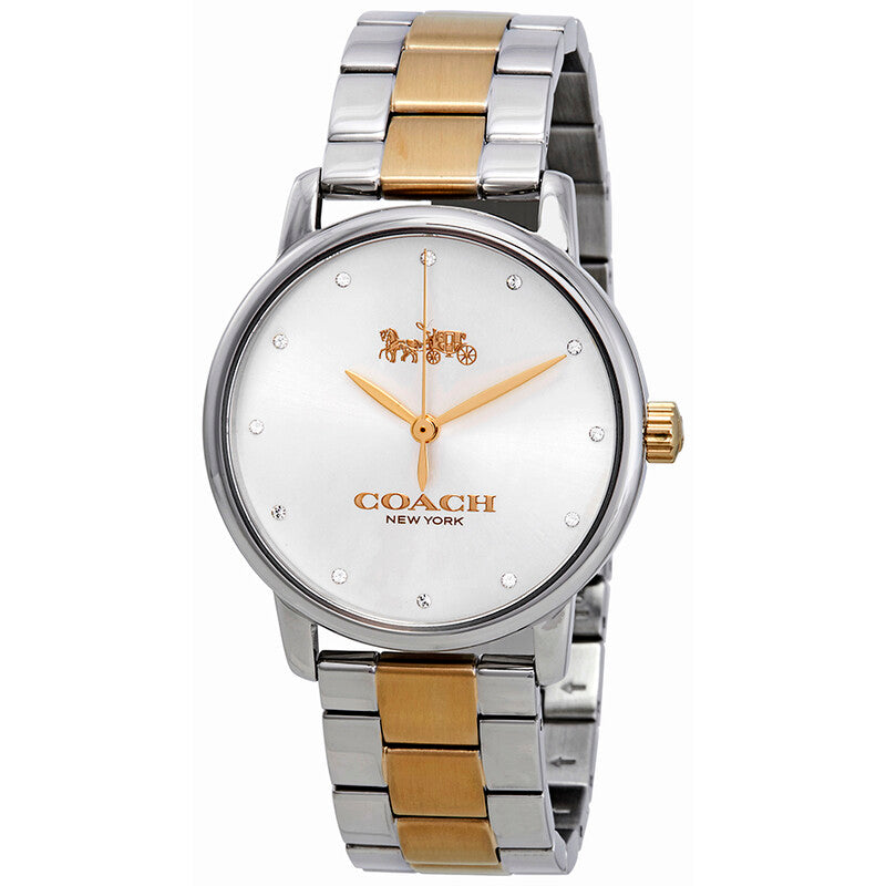 Coach Grand Crystal Silver Dial Women's Watch 14502928