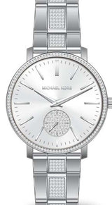 Michael Kors Jaryn Pave Silver Tone Women's Watch  MK3600 - The Watches Men & CO