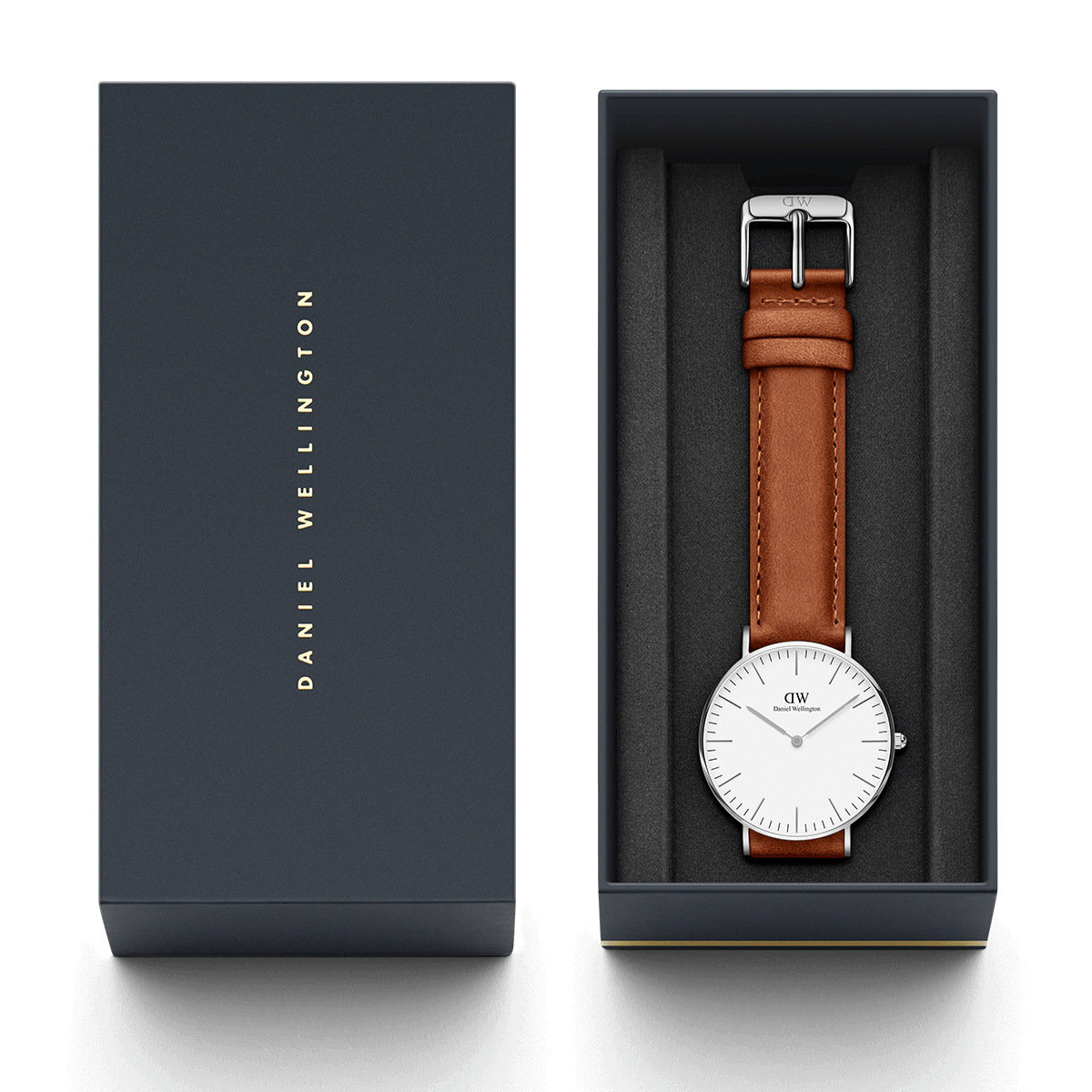Daniel Wellington Classic Durham 36mm Women's Silver Watch DW00100112