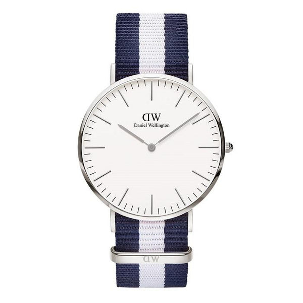 Daniel Wellington Classic Glasgow 40mm Men's Silver Watch DW00100018