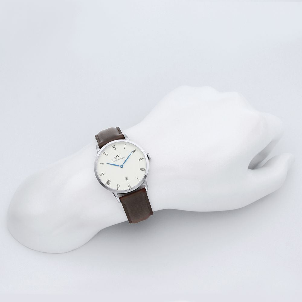 Daniel Wellington Dapper Bristol 38mm Men's Silver Watch DW00100090