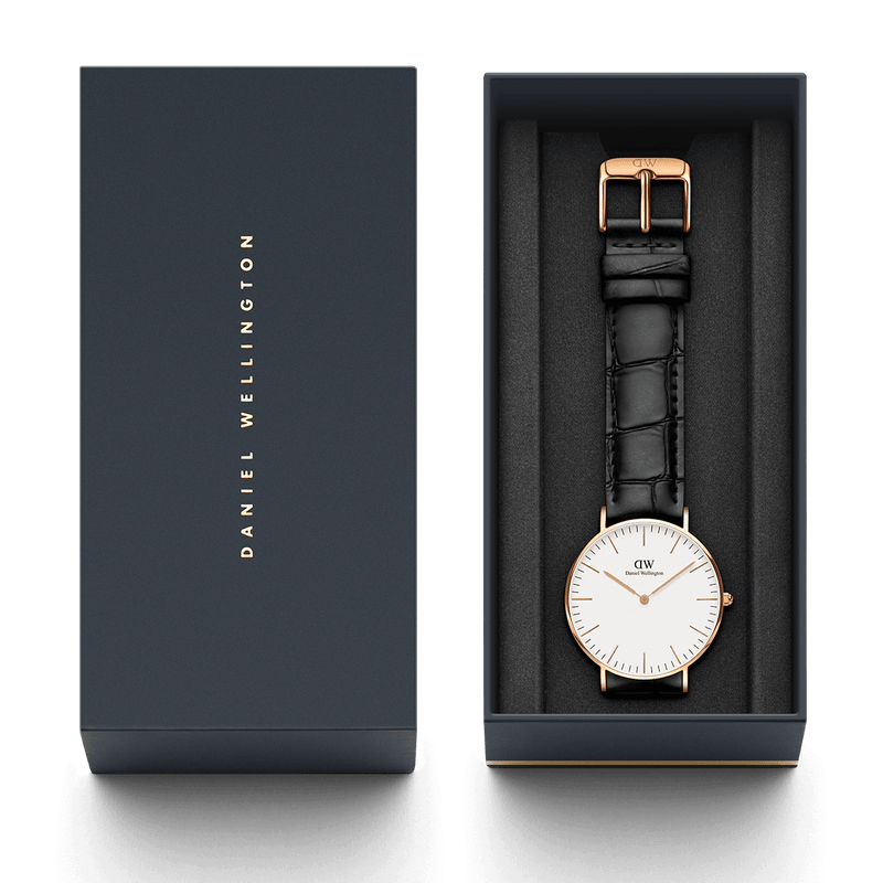 Daniel Wellington Reading 36mm Women's Gold Watch DW00100041