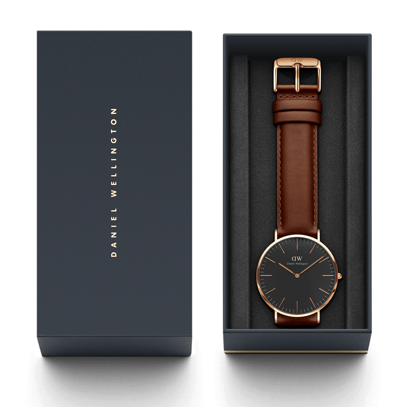 Daniel Wellington St Mawes 40mm Men's Gold Watch DW00100124